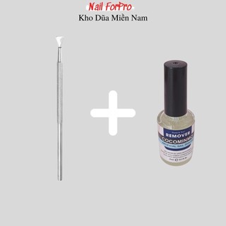 Bộ Đôi Nước Phá Sơn Gel Nhanh Tiết Kiệm Thời Gian - Nước Phá Gel Coco 15ml Và Cây Nạo Gel