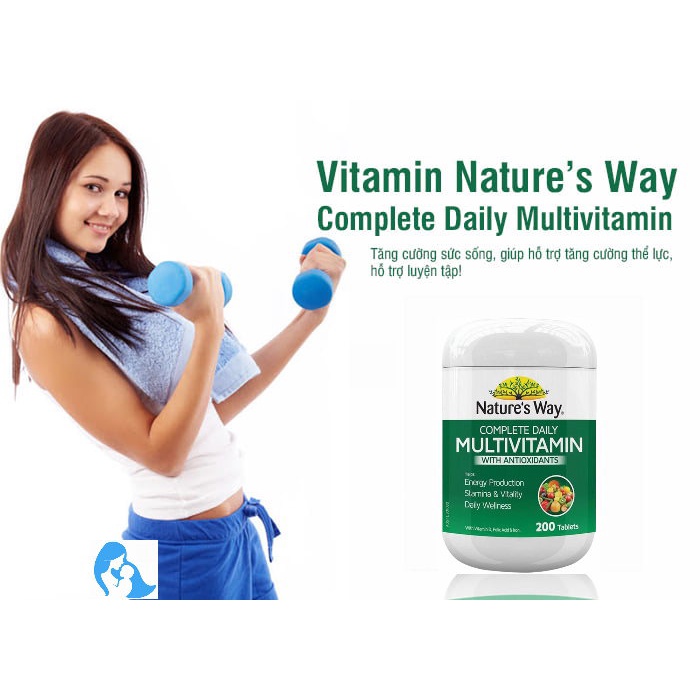 Vitamin Tổng Hợp Úc Nature s Way Complete Daily Multivitamin - 200 Viên