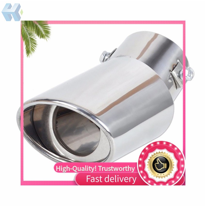 Ống Xả Xe Hơi Giảm Thanh Bằng Thép Không Gỉ Mạ Chrome Hình Tròn Màu Bạc Thông Dụng: 1.Phụ Kiện Thông Dụng Cho Hầu Hết Các Xe Hơi 2.2.2... Áo Thun In Chữ Made of Made of Made Cá Tính Hợp Thời Trang