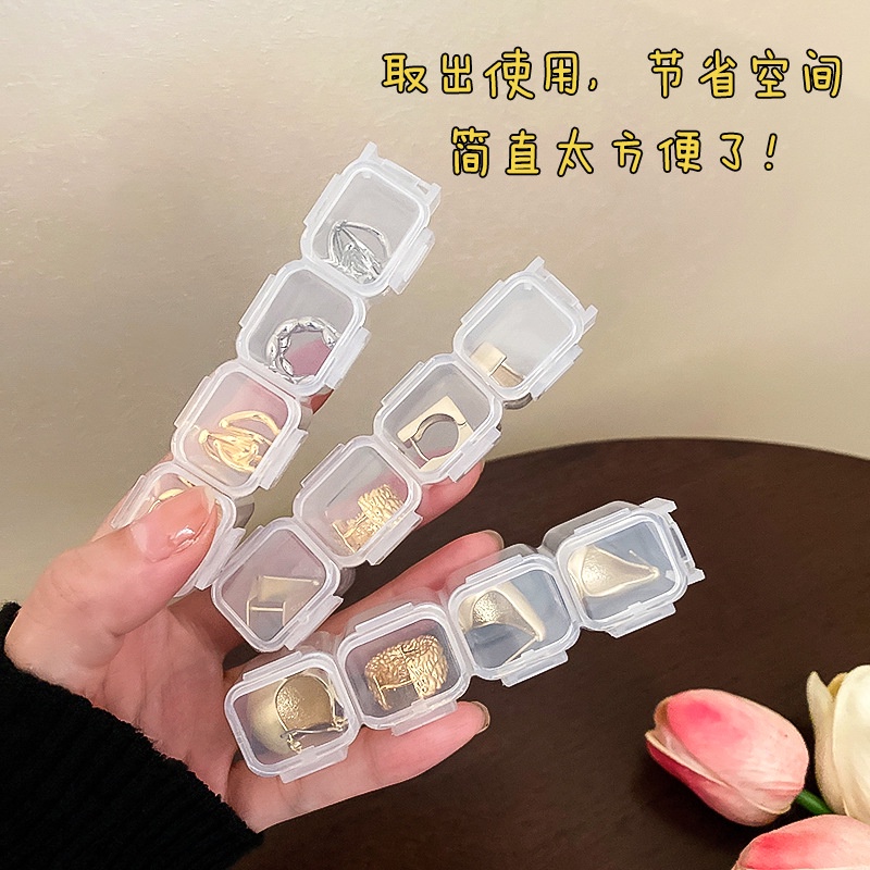 Hộp Đựng Trang Sức Trong Suốt 56 Ngăn Tiện Lợi