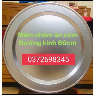 Mâm trắng ăn cơm ĐK 62, thích hợp mọi gia đình