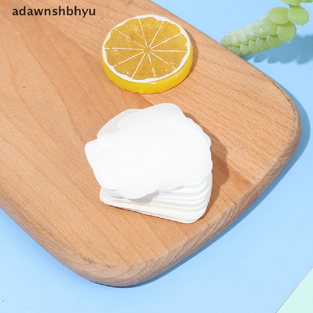 Set 100 Miếng Xà Phòng Giấy Rửa Tay Tạo Bọt Tiện Dụng Khi Đi Du Lịch