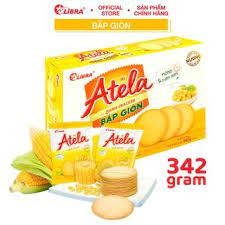 Bánh bắp mặn, bánh cracker ngô, bánh quy mặn giòn atela