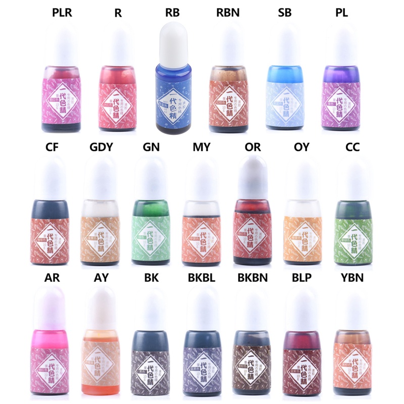 CH * Epoxy Resin Pigment Công cụ trong suốt 20 màu DIY UV Epoxy Resin Colorant Craft