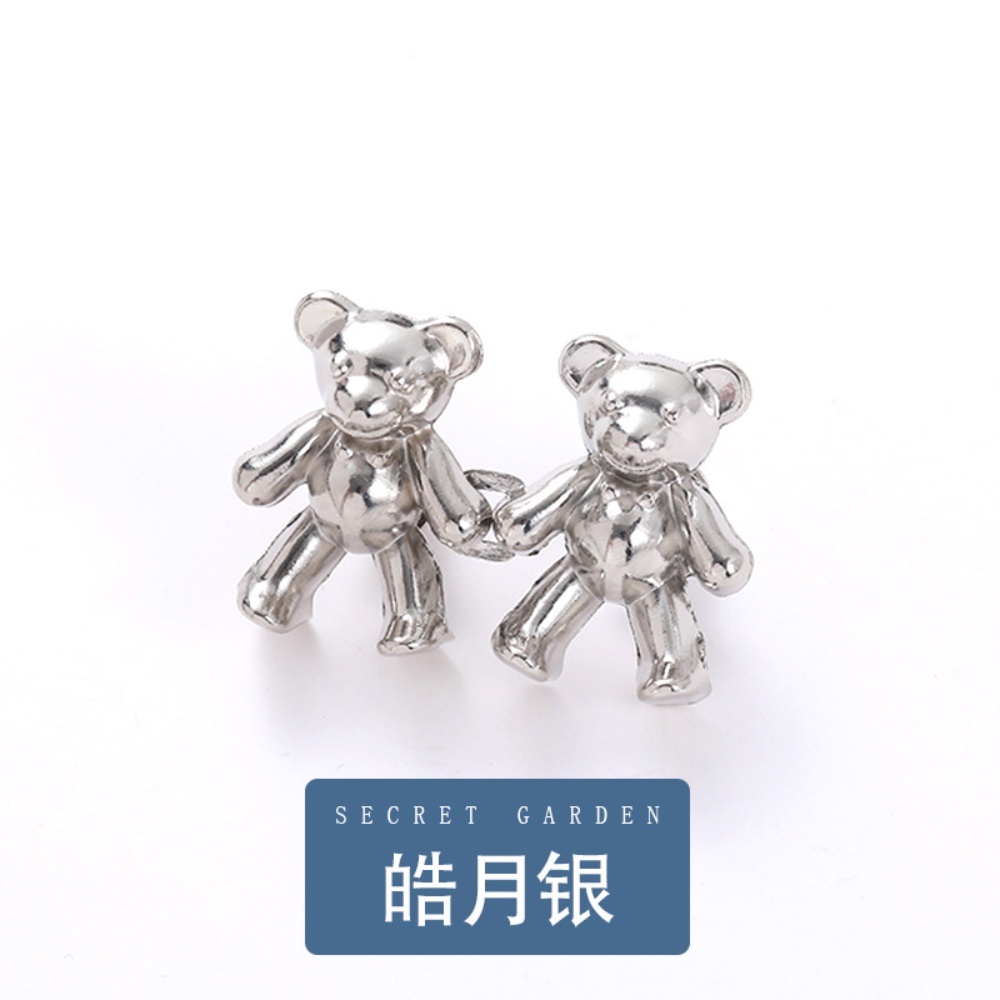 Nút Thắt Lưng Không Đường May Hình Gấu Lớn Có Thể Tháo Rời