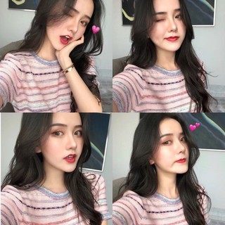 ORDER Đầm len kẻ ngang ulzzang