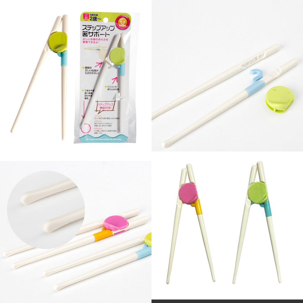 Đũa ăn dặm, đũa tập gắp thông minh cho bé tập sử dụng đũa