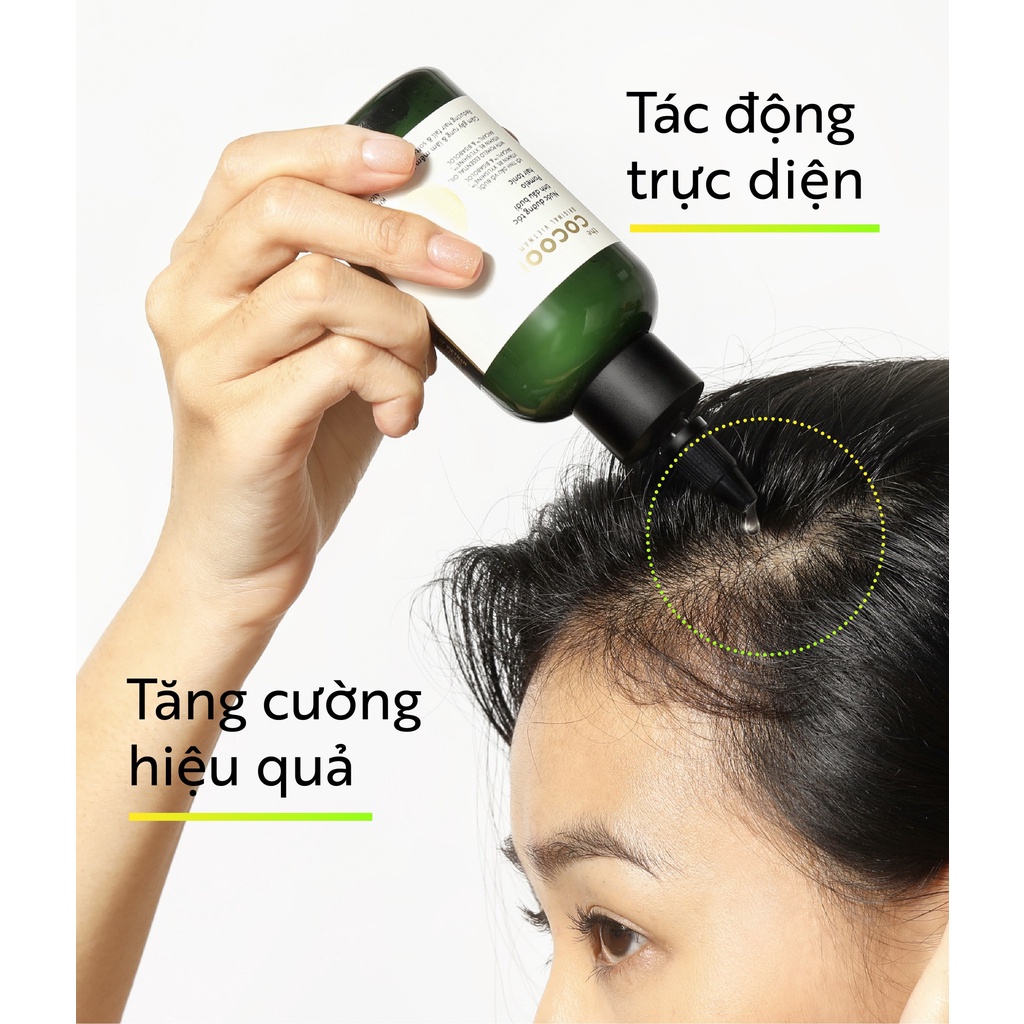 BẢN NÂNG CẤP - Nước dưỡng tóc tinh dầu bưởi (pomelo hair tonic) Cocoon 140ml tặng 1 son dưỡng cocoon 5g