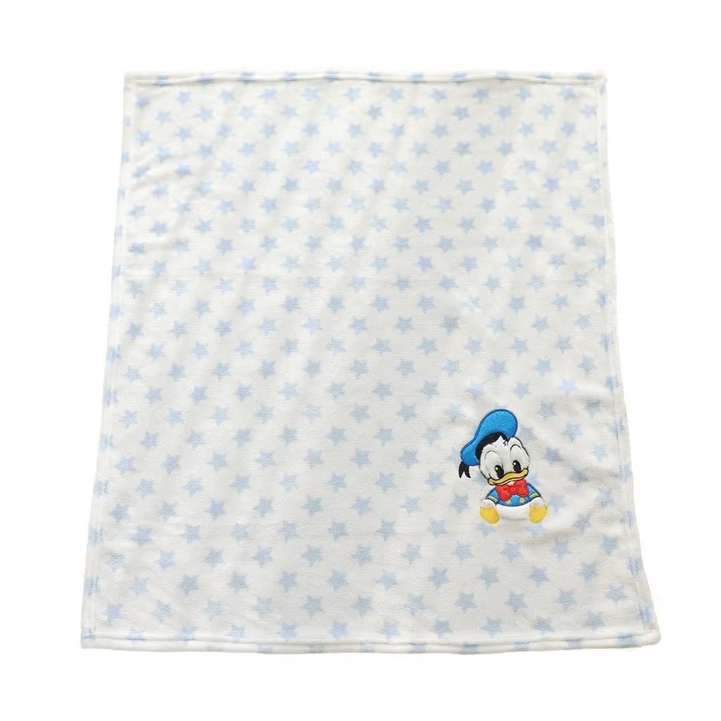 DISNEY Chăn Bông Cuộn Hình Mickey Donald Stitch Kirby Sullivan Alien Cho Trẻ Em