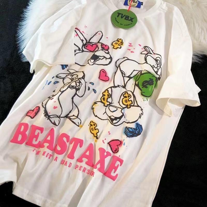 NRVP Áo Thun 100% Cotton Tay NgắN Plus Size Cho Nam Và Nữ