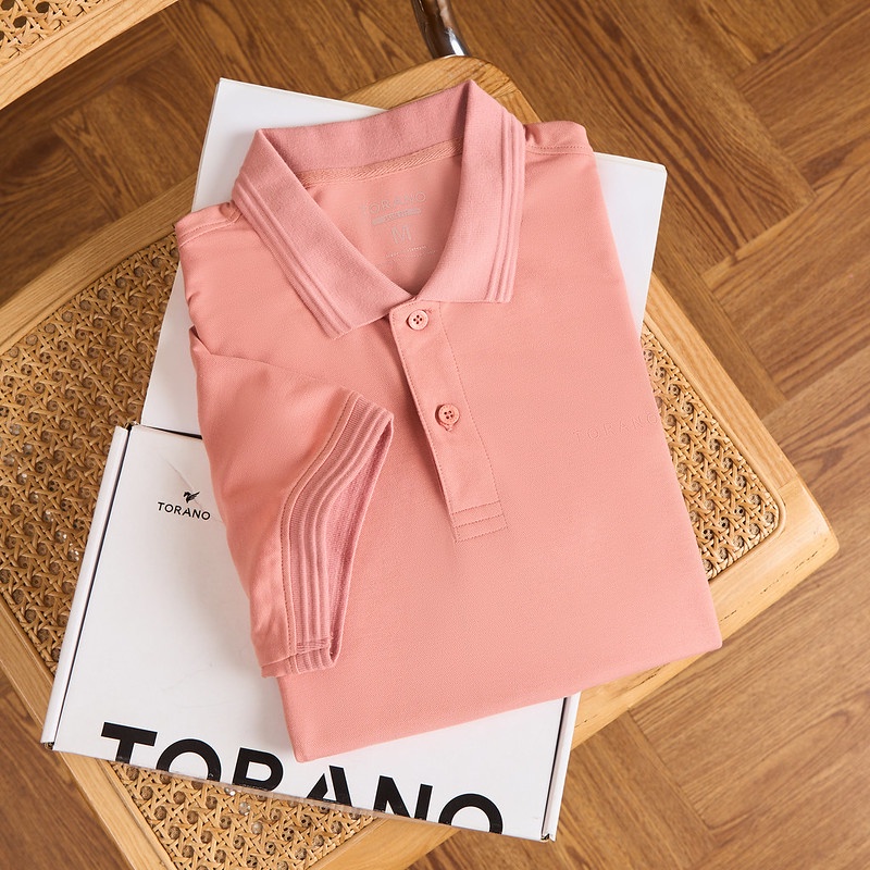 [Mã TOPMAY giảm đến 25k đơn 150k] Áo Polo Nam TORANO chất thoáng khí thoải mái vải cotton trơn BASIC DSTP915 | BigBuy360 - bigbuy360.vn