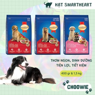 Thức ăn hạt Smart Heart cho chó trưởng thành - Chó size lớn và chó size nhỏ - Choowie Pet Shop