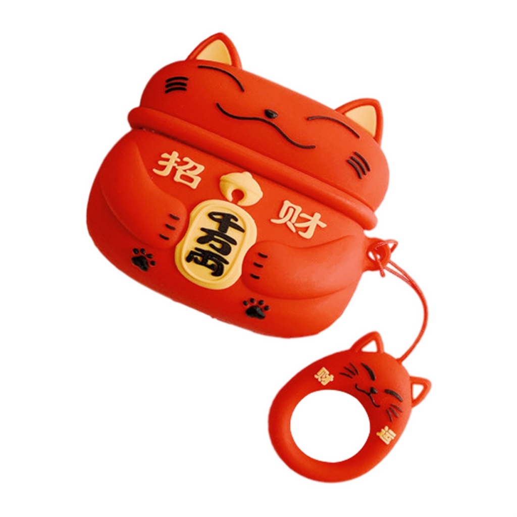 Vỏ bảo vệ hộp sạc tai nghe LENOVO sunflower chống sốc kiểu dây rút phong cách Nhật thích hợp cho airpods pro