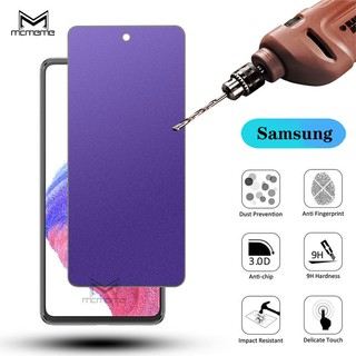 Kính cường lực chống tia tím/tia xanh + vân tay cho Samsung Galaxy A55 A35 A15 A05 A05s A25 A24 A54 A34 A14 A04s A04 A04e A03 A03s A53 A73 A33 A13 A23 A12 A02 A02s A51 A71 A21s A31 A11 A01