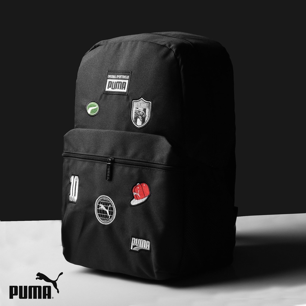 Balo đi học nam màu đen PUMA ORIGINAL STICKER thiết kế vừa vặn siêu chất B68
