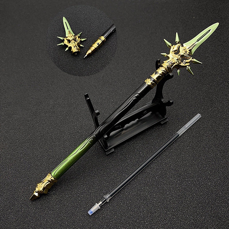 Bút Bi Tạo Hình Vũ Khí Anime Songping Game Genshin Va Chạm Đẹp Mắt