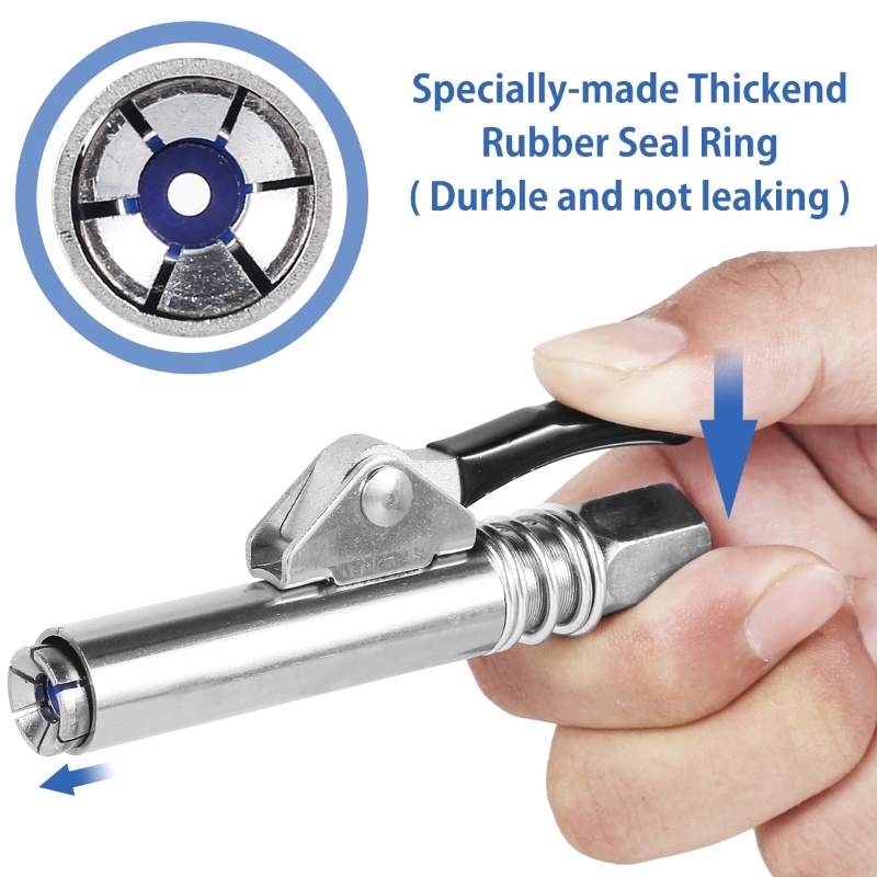 Kẹp Khóa Dầu Xe Hơi Áp Suất Cao Tháo Lắp Nhanh Với Tay Cầm Đôi Tiện Dụng