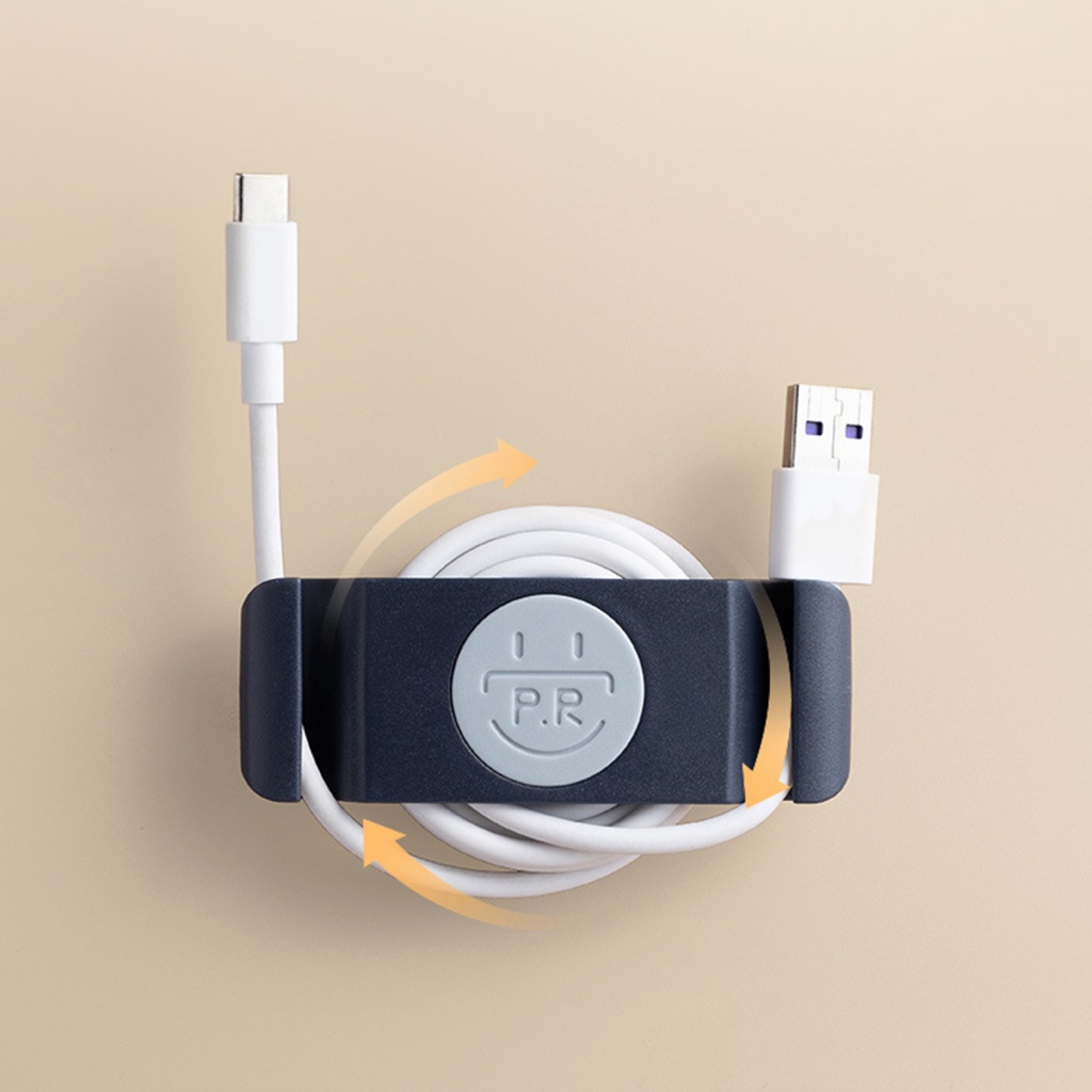 Bộ 4 Móc Treo Dây Cáp Tự Dính Không Cần Khoan Lỗ Hình Hoa Hướng Dương