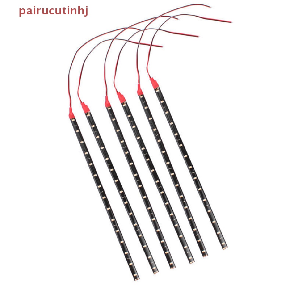 Set 6 Dải Đèn LED DC 12V Chống Nước Trang Trí Dưới Xe Hơi Xe Máy
