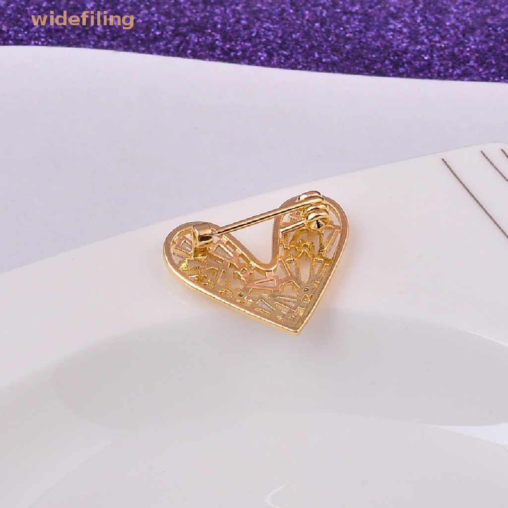 Trâm Cài Áo Hình Trái Tim Thời Trang Dành Cho Nữ