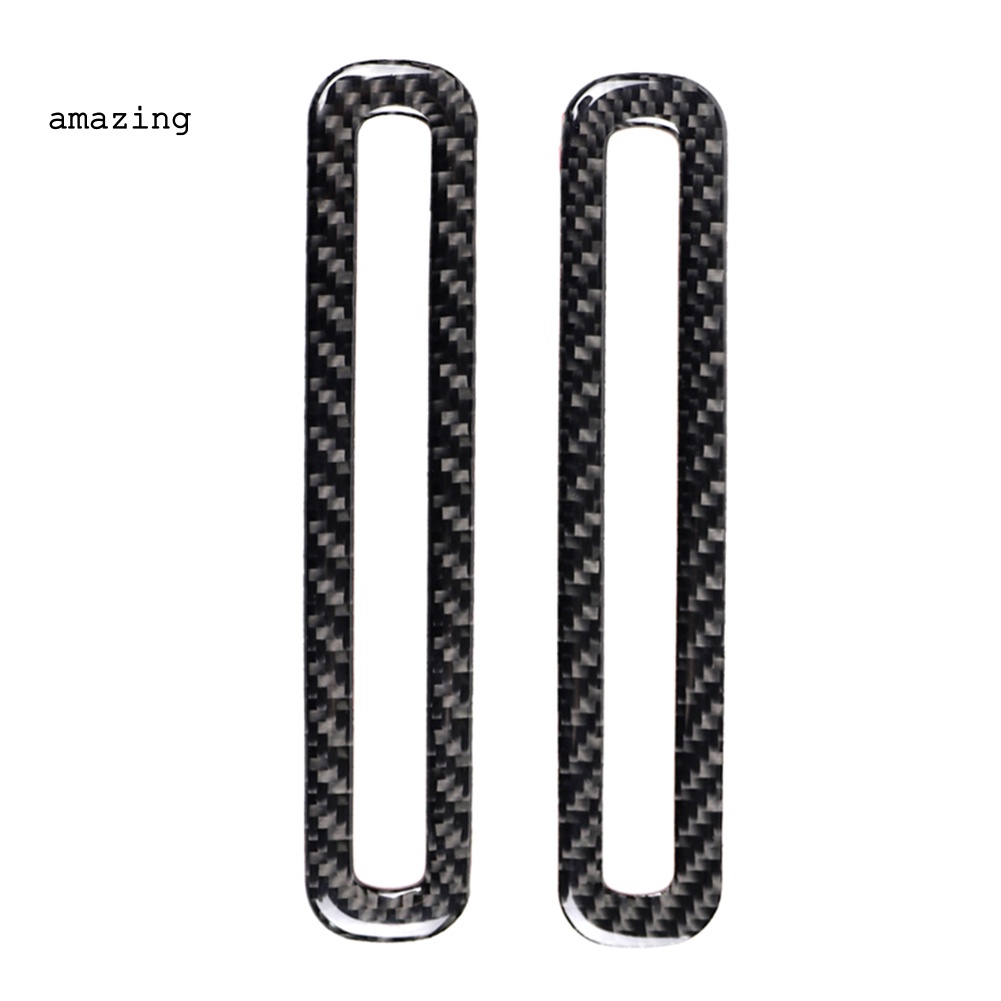 1 Cặp Miếng Dán Trang Trí Lỗ Thông Khí Xe Hơi Ford Mustang Bằng Sợi Carbon