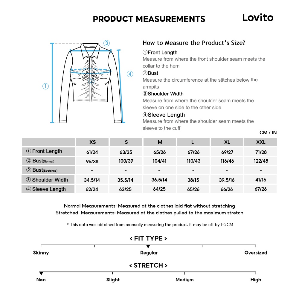 Áo sơ mi Lovito dệt hoa mặt trước thanh lịch cho nữ L45LD018