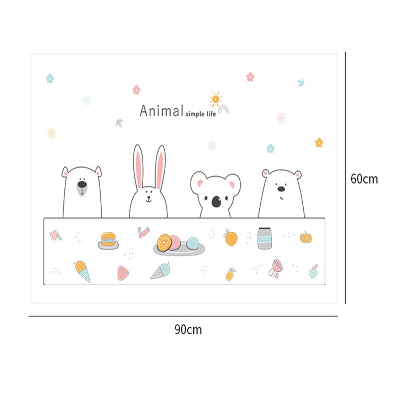 Miếng Dán Tường Trang Trí Nhà Bếp Tháo Rời Được