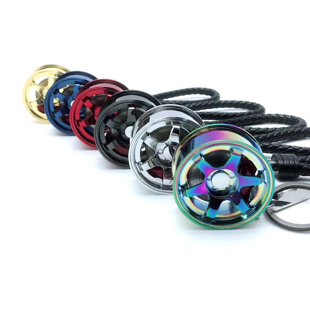 Móc Khóa Bánh Xe Hơi te37 Bằng Kim Loại Cao Cấp