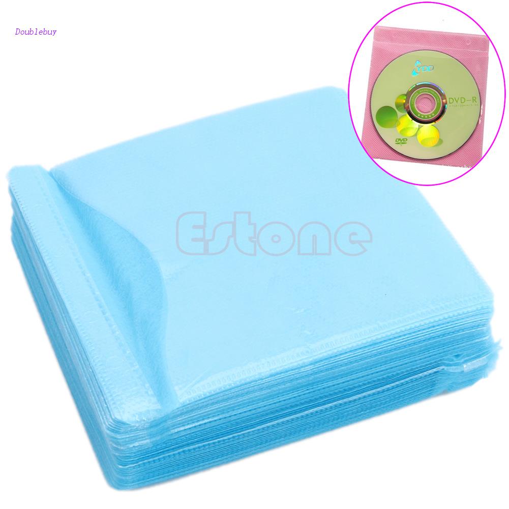 Bộ 100 Túi Nhựa PP Bảo Vệ Đĩa DVD Tiêu Chuẩn