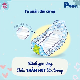bỉm cho chó giống đực (bé trai) hãng P.one (bán lẻ từng miếng) - T3 PETS SHOP