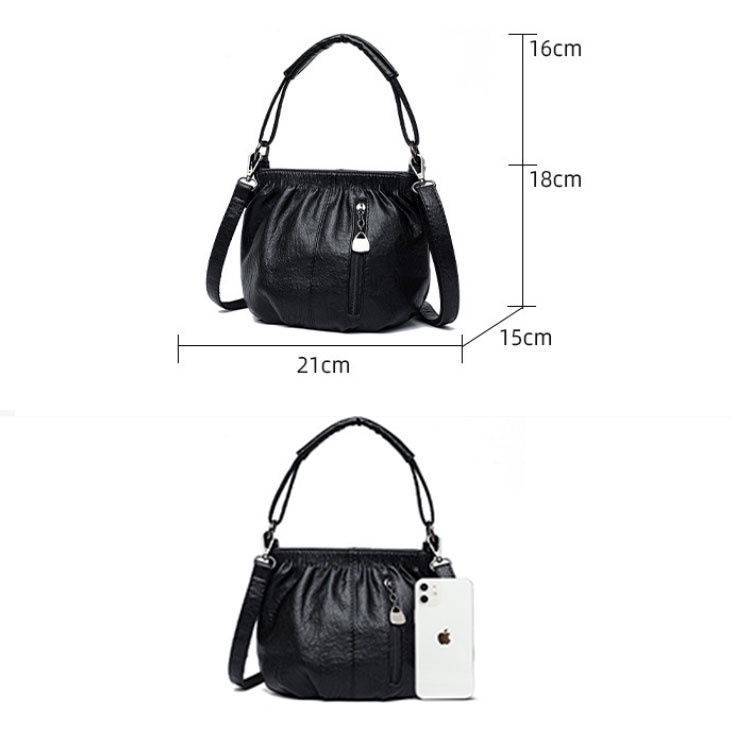 Túi Xách Da PU Cỡ Lớn Phong Cách Retro Thời Trang Cho Nữ