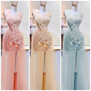 ĐẦM 2 IN 1  BODY PHỐI TÙNG LƯỚI ĐÍNH ĐÁ