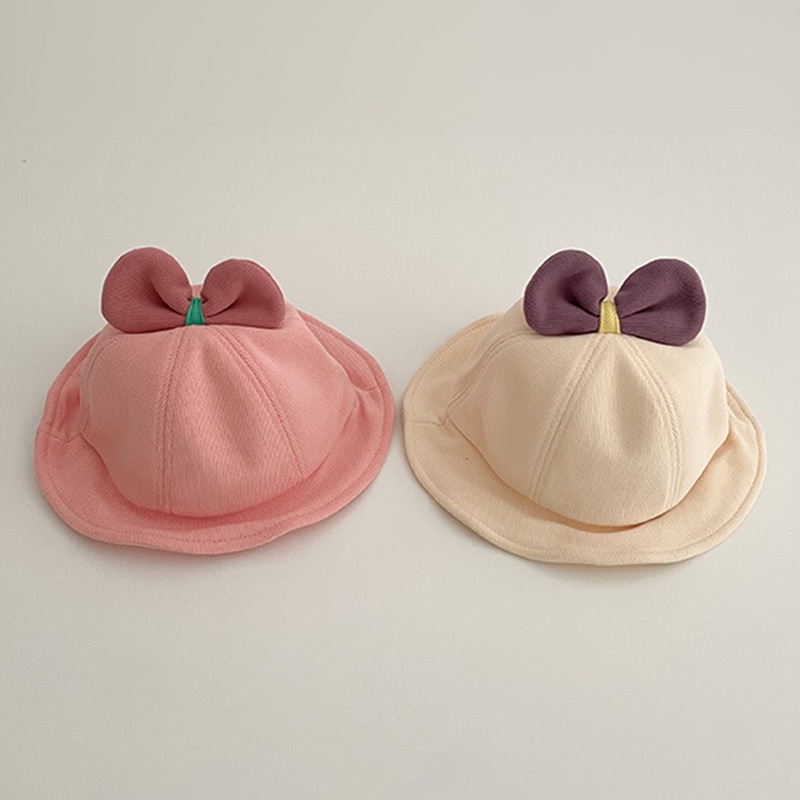 Mũ Tai Bèo Chống Nắng Vải Cotton Mềm Đính Nơ Dễ Thương Thời Trang Mùa Hè Cho Bé Gái 6-36  tháng