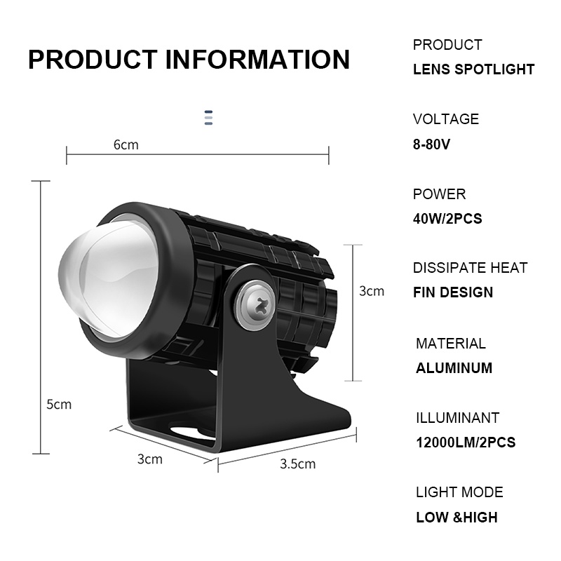 Đèn Trợ Sáng xe máy đèn trợ sáng bi cầu mini led xey mini chính hãng b