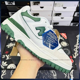 Giày new balance 550 white green, giày nb 550 trắng xanh bản cao cấp full box bill