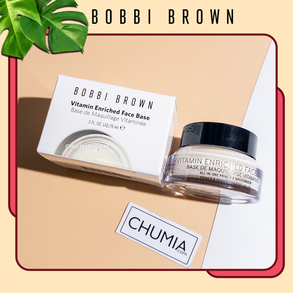 Kem lót BOBBI BROWN vitamin enriched kiềm dầu nâng tone che khuyết điểm bộ trang điểm chính hãng KL chumia