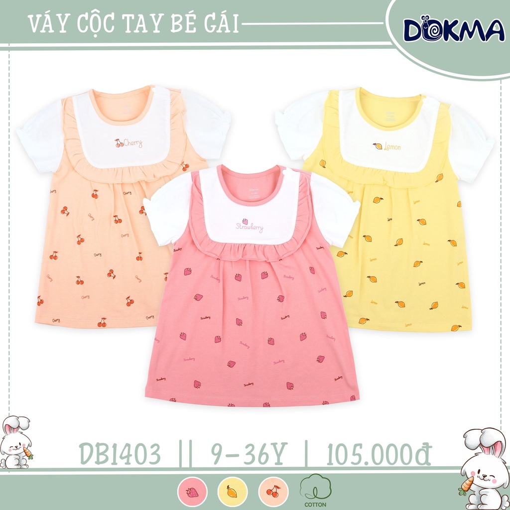 Đầm bé gái Dokma 9-36m (9-13kg)