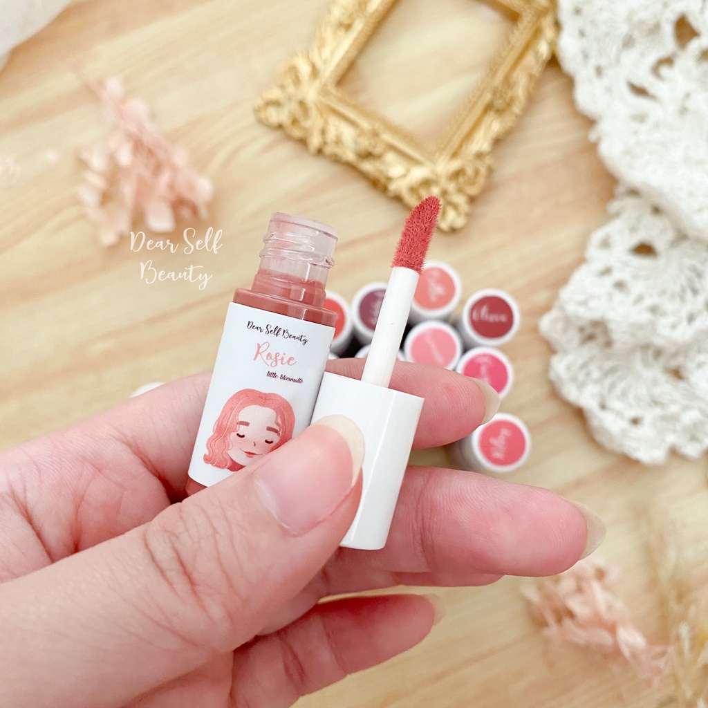 Son kem siêu nhẹ không trôi mini - Hồng  - Dear Self Beauty Blurmatte