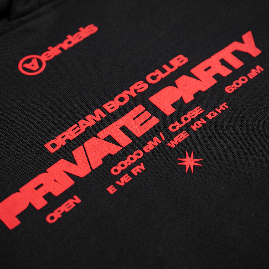 Áo hoodie - PRIVATE PARTY hoodie - veindals - Đen