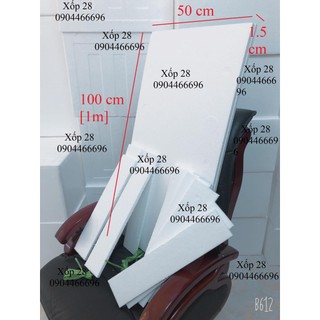 6 tấm xốp dầy 1.5 cm [1.5F] chống nóng cách nhiêt chèn hàng chống sốc cắm hoa xốp eps