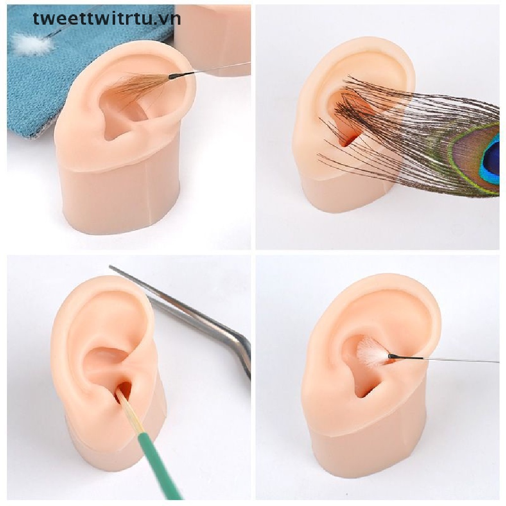 1 / 2 Mô Hình Silicon Dùng Luyện Tập Lấy Ráy Tai Tiện Dụng