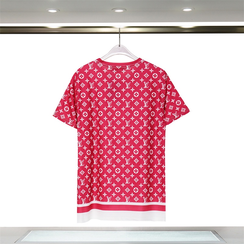 Áo Thun Cotton Tay Ngắn Dáng Rộng In Chữ Cái Thời Trang Cho Cặp Đôi Plus Size M-XXL