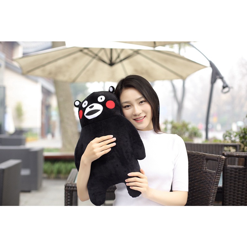 Wholesale Japanese kumamoto Kumamoto County Kumamon pillow doll plush toy girl's gift VOYJ