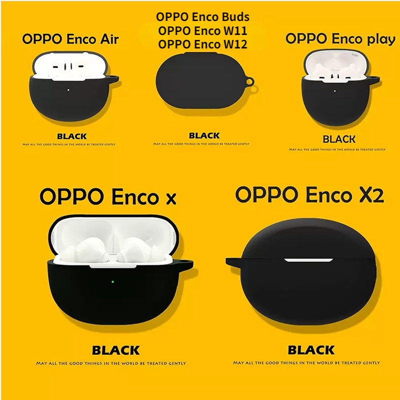 OPPO Enco Air2 / Air2i / Air / Free 2i / Air2Pro / X / X2 Case Wireless Bluetooth Headset Silicone Protective Case Soft