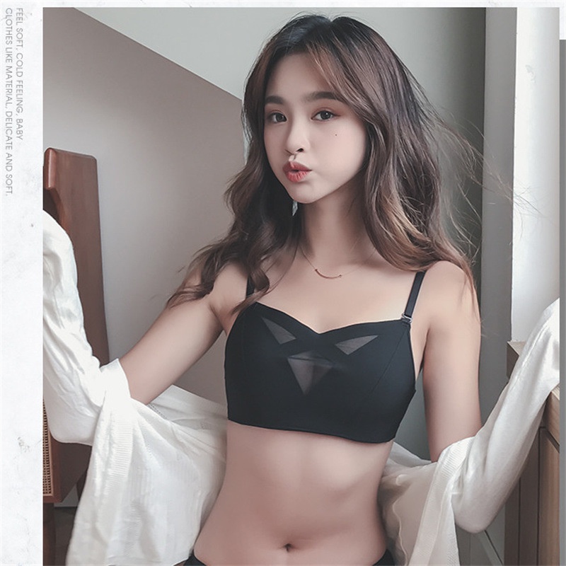 Áo Lót Nâng Ngực Không Gọng Thoáng Khí Thoải Mái Cho Nữ