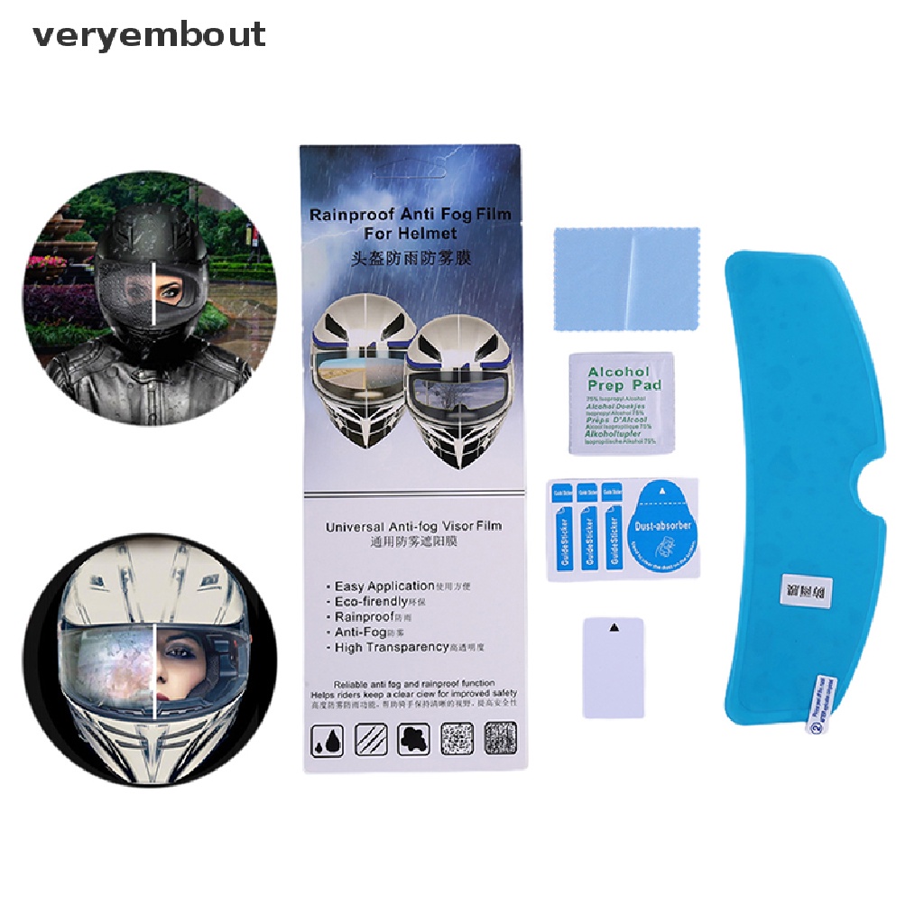 Phim Dán Chống Sương Mù / Nước Mưa Thông Dụng Cho Mũ Bảo Hiểm Xe Máy
