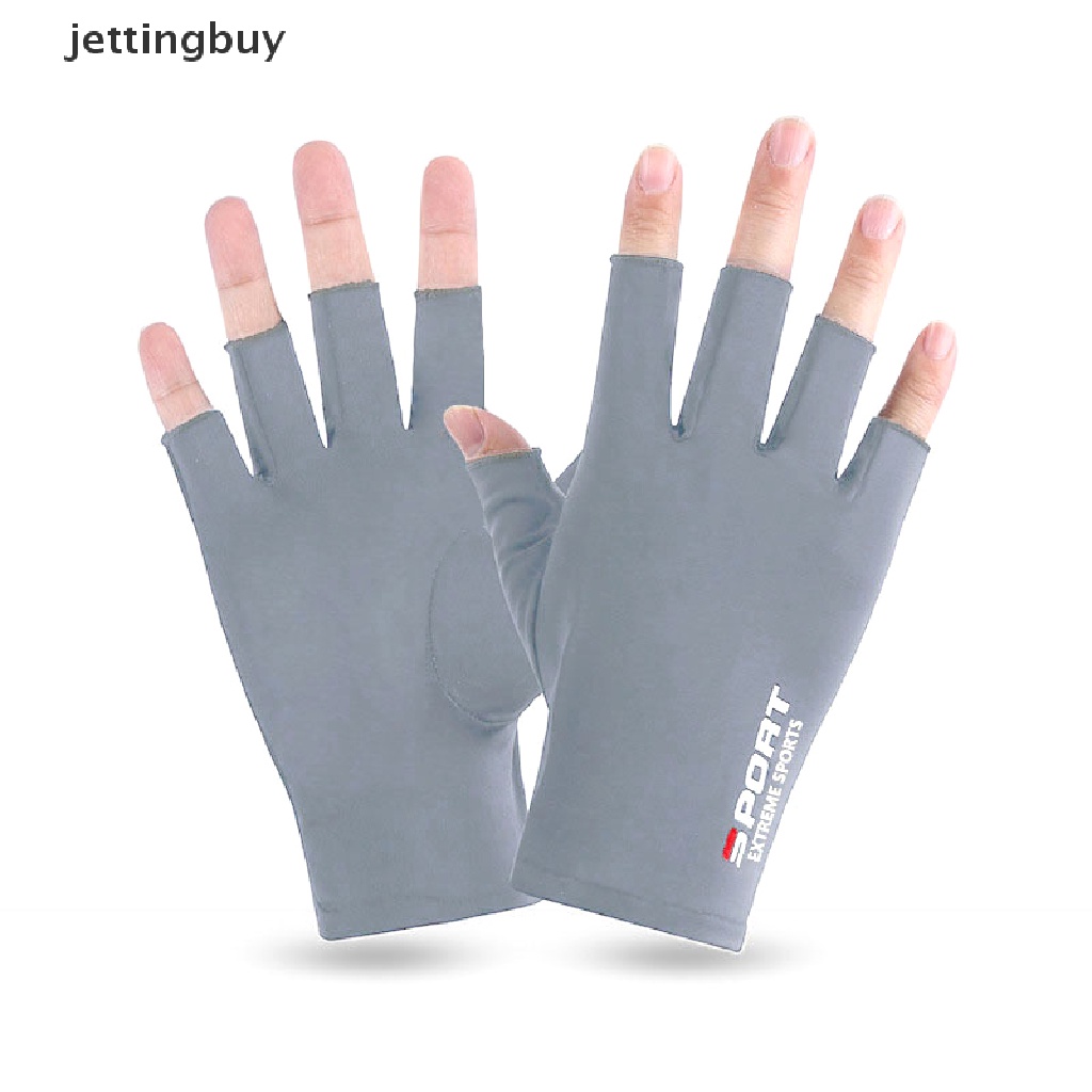 Đôi găng tay JETTING hở ngón chống nắng chống trượt thoáng khí phong cách thể thao thời trang dành cho cả nam và nữ