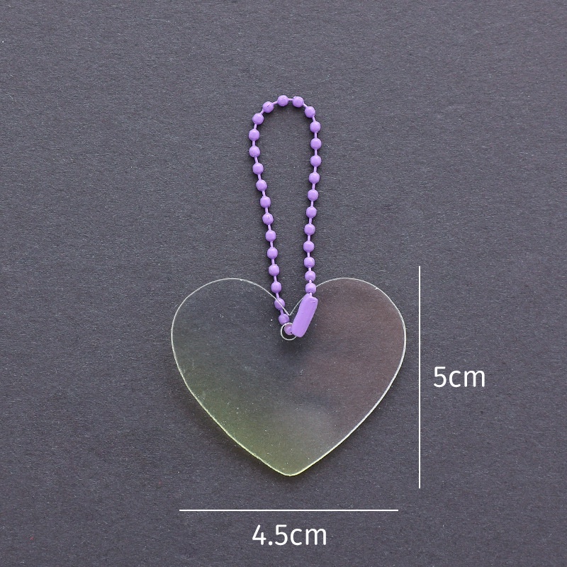 Miếng Dán Acrylic Trong Suốt Màu Gradient Trang Trí Móc Khóa / Thẻ Cuckoo