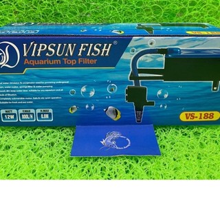 Bộ máng và máy bơm lọc nước hồ cá vipsun vs-188
