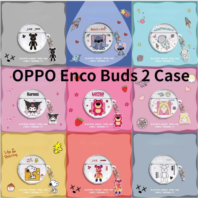 OPPO Enco Buds 2 case Vỏ Bảo Vệ Hộp Sạc Tai Nghe OPPO Enco Buds 2 Mềm Họa Tiết Hoạt Hình Kaaitoon Dễ Thương